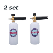 세차폼건 폼랜스 스노우폼건 세차 스노우 고압분사기 압축분사기 matcc 200bar 폼, 전자 2 세트