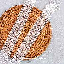 [1롤 25마 도매] 23mm 피치핑크 탄성 레이스 피코트 리본끈 테이프 밴드원단 고무줄