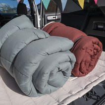 국산 양면 경량침낭 캠핑 여름 차박 군용 슬리핑백 이불, 차박 베개커버 브라운 2개 세트( 이불 미포함 ), 2개