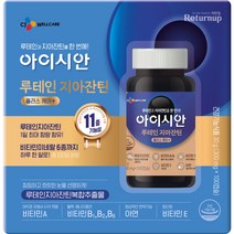 CJ 리턴업 아이시안 루테인 지아잔틴 플러스케어 100일분 눈건강 11중 기능성, 100정, 1개