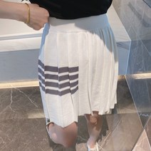 수입 럭셔리 플리츠 삼선 스커트 플레어 데이트 주름 테니스치마 A000000037