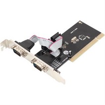 PnK 2포트 PCI 시리얼 카드/P001A/RS232 9핀 2포트 생성/컴퓨터(PC) PCI 슬롯에 장착 사용/PCI 32-Bit 규