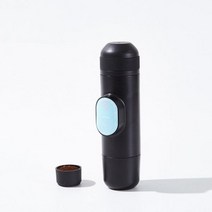 미니커피머신 커피머신캡슐 캡슐머신 업소용 가정용 커피머신 70ml 휴대용 자동차 커피 머신 DC V 에스프레소 메이커 네스프레소 체구스토 이탈리아 캡슐 파우더, Black, Black
