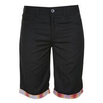 헤지스 남성 면혼방 팬츠 블랙 반바지