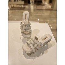 미소페여성 스톤아비어스 콤비 쿠션중창 슬리퍼 012323007 2cm 2color