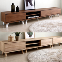 tv 거실장 긴 세트 TV 장식장 티비 다이 50 55 60 65 70 75 인치 이케아, 화이트, 이케아 하우가 TV 다이