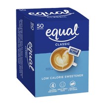 이퀄 설탕대용 스위트너 50개입 Equal Sweetener Sachets, 1개, 50g