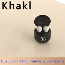 SK18 블루투스 무선 헤드셋 V5.3 하이파이 음질 보이지 않는 수면 IOS용 스마트 터치 이어버드 마이크 포함, 02 Beige