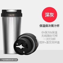 자동 레몬 퀵 착즙기 스퀴저 스퀴즈 과일 오렌지 즙 디톡스 쥬서기 짜기 짜개 나혼산 기안84 Deerma 무선 과즙 기 4 blades 휴대용 블렌더 믹서 기계 1500mah, 짙은 회색