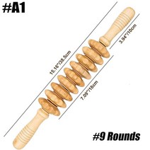 수동 목 요법 마사지 도구 - 근육 이완 통증 완화 전신 경락 회복 및 지방 부종 제거, 에이1