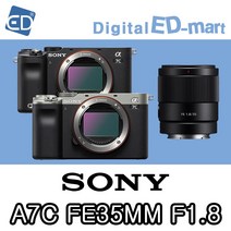 소니정품 A7C 풀프레임 미러리스카메라 + 정품렌즈, 20소니A7C FE 35mm F1.8-블랙