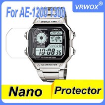 가전제품 액세서리 카시오 G-ShockAE-1200WHD AE-1300WH-4A ae1200 ae1300 PET 보호 필름 용 나노 방폭 스, 05 3PCS  AE-1300
