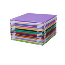 착지매트 체조 에어매트 레슬링 댄스 안전 유도매트, 100x100x5cm