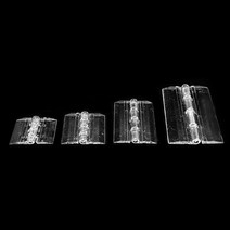 아이베란다 아크릴경첩 투명 DIY가구 부속품 (사이즈선택) HA, 대(34x45mm), 1개