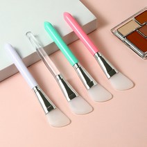 실리콘 팩 브러쉬 모델링팩 고무팩 마스크 페이스 펴바르는 주걱 팩붓 브러시 실리콘브러쉬 화장품 미용 붓, 1개, 팩-화이트