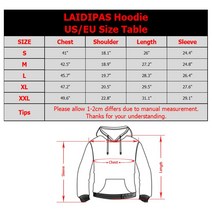 LAIDIPAS 유니 3D 프린트 후디 참신한 풀오버 다채로운 그래픽 후드 스.. 정품보장