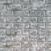 쿠셔니 셀프인테리어 쉽게 붙이는 스티커 접착식 파벽돌 폼블럭 18종, 1장, 파벽돌 실버그레이