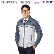 티뷰크 (TBU311LG) 남성 트로피컬원단 춘추용 방오발수 배색작업점퍼_라인몰자켓