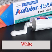 실리콘 접착제 Kafuter 산업용 RTV 고무 블랙 화이트 투명 DIY 패널 45g K704 705 704B, 704 White