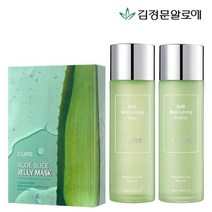 김정문알로에 큐어 카밍 토너+에멀젼+젤리마스크 시즌4 10매, 단품