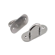 [모비딕컴퍼니] 철로라부속철물 자석빠지링 스텐플레이트 벽걸이전용브라켓 창고도어촉 phiao, 잇★ 아이후크 플레이트 스테인레스304 스틸 패드, 잇★ M6