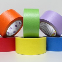 유로셀 마스킹테이프 - 25mm x 40M / 종이테이프/제본/프라모델/ 모자이크/미술재료, 아메리칸 스카이블루: 25mm X40M