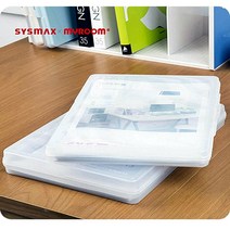 서류 보관 휴대용 플라스틱 파일 케이스 있어빌리티, 투명-소