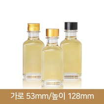 유리병 경진양주병 100ML(사각) (A), 스탬빙마개, 1개