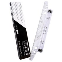 접는 눈금자 흑백 그래픽 초등 학생 학교 용품 생일 선물 드로잉 편지지, 30cm Balance ruler
