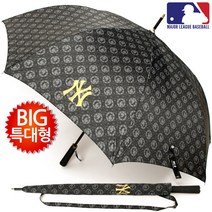 MLB 공인 대형 빅사이즈 자동 장우산 NY 뉴욕 원형로고 장우산(70x8K)