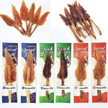 모모스페이스 수제간식 강아지 육포 닭고기 소고기 오리고기 오래먹는 스틱 말티즈 푸들 포메라니안, 1개, 오리맆