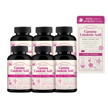 감마리놀렌산 보라지유 달맞이꽃종자유 블랙커런 오일 600mg, 6통, 60캡슐