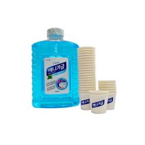 애니가글 스페아민트향 1500ml 6개 + 가글용 종이컵 720개, 1세트