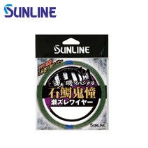 선라인 원투낚시 이시다이 석조귀동 돌돔 와이어 10m 33X5, 33X5-3534142