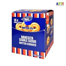 댄케이크 댄케이크 버터쿠키 싱글서브 16입 과자 간식, 단일옵션