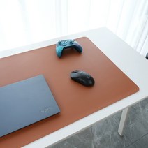 마우스패드 오버사이즈 테이블패드 책상패드 글씨책상패드 가죽오피스 컴퓨터패드 맞춤방수 가능, 색깔3