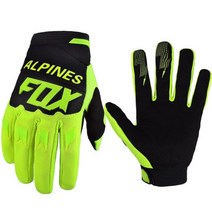 ALPINES 폭스 Motocross 레이싱 장갑 내리막 산악 자전거 DH MX MTB 오토바이 여름 남자 여자 Luvas S-XXL, S, Black Green