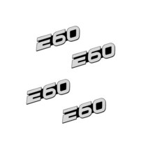 자동차 스타일링 오디오 BMW E87 E90 E46 E60 E70 G30 X X3 X5 X6 X7 스피커 배지 스티커 엠블럼, 02 for E60 4pcs
