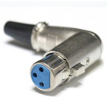 케이블마트 오디오케이블 스피커 음향 커넥터 모노 스테레오 캐논 TRS TS XLR RCA 3.5 5.5 6.3 이어폰 마이크 크기 변환 젠더 ㄱ자 꺾임 연결잭 커넥터, HA50-31 캐논/암 꺾임 제작젠더