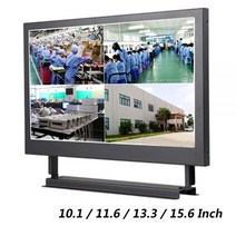 휴대용 보조 터치 모니터 4K 스마트 캠핑용티비 휴대 PC HDMI PS3 PS4 Xbo 360 HD IPS LCD 13.3 15.6 인치 디스플레이 컴퓨터 10.1 11.6, 10.1-1366X768