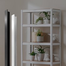 스피드랙 기둥 인테리어 데코 커버 홀리스 마감재, 600mm, 블랙