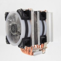 공냉 cpu 저소음 쿨러 수냉식열교환기 ALSEYE ST 90 CPU 쿨러 6 RGB 4 핀 CPU 팬이있는 히트 파이프 고품질 CPU 냉각 새로운 도착 지원 LGA775, 2 개의 팬이있는 라디에이터