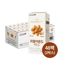 다이어트 두유 리얼아몬드 95.5 24팩 x 2박스(총 48팩)/아몬드유95.5%, 리얼아몬드 95.5 24팩 x 2박스(총 48팩)