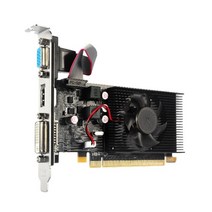 H55F HD7450 이미지 카드용 로우 프로파일 PCI-E 2.0 절반 높이 그래픽 카드 PC 데스크탑 컴퓨터용 2GB 64비트 GDDR3 비디오 카드, 협력사