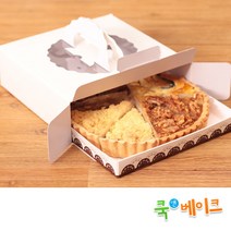 쿡앤베이크 깨끗한 무지 타르트박스 1~3호, 1개, 1호