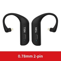 저항잭 무저항잭 trn bt20s pro aptx 무선 블루투스 5.0 hifi 이어폰 mmcx 커넥터 교체 가능한 플러그 이어 후크 for fiio trn mt1 ta1, 2핀 0.78