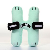 알파벳인형(에서 선박 us) 영어 알파벳 로어 봉제 동물 인형 장난감 를위한 선물 교육 알파벳 로어 (A-Z), 08 H_01 20cm
