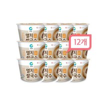 청정원 멸치 컵쌀국수 92gx12개 쌀국수 컵라면 컵누들, 단품, 단품