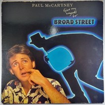 (중고LP)(수입 ENGLAND) PAUL McCARTNEY BROAD STREET 1984년 발매 (양면 자켓 상태 A. 음반 상태 사용감 많음)