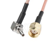 SMA-CRC9 케이블 SMA Male female to CRC9 Male 스트레이트 직각 RG316 피그 테일 케이블 10CM 15CM 20CM, 07 RP SMA M to CRC9 RA_08 50CM